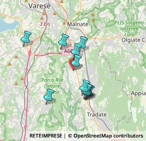 Mappa Via Alessandro Volta, 21043 Castiglione Olona VA, Italia (2.94909)