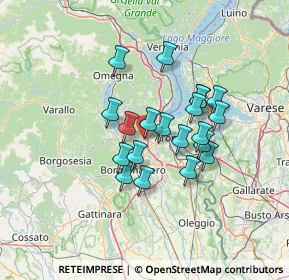 Mappa Via Mario Catilina, 28045 Invorio NO, Italia (10.487)