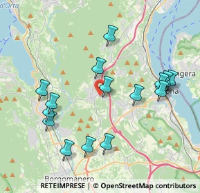 Mappa Via Mario Catilina, 28045 Invorio NO, Italia (4.08625)