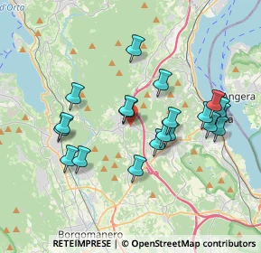 Mappa Via Mario Catilina, 28045 Invorio NO, Italia (3.4755)