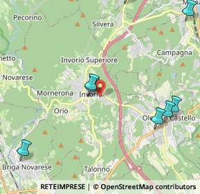 Mappa Via Mario Catilina, 28045 Invorio NO, Italia (3.7985)