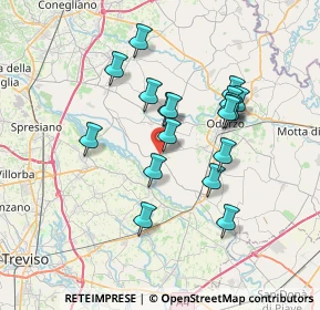 Mappa Via S. Maurizio, 31024 Ormelle TV, Italia (6.17167)