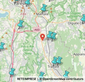 Mappa Via F.lli Rosselli, 21043 Castiglione Olona VA, Italia (6.894)