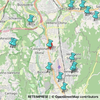 Mappa Via F.lli Rosselli, 21043 Castiglione Olona VA, Italia (3.01786)