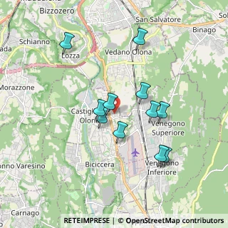 Mappa Via F.lli Rosselli, 21043 Castiglione Olona VA, Italia (1.61182)
