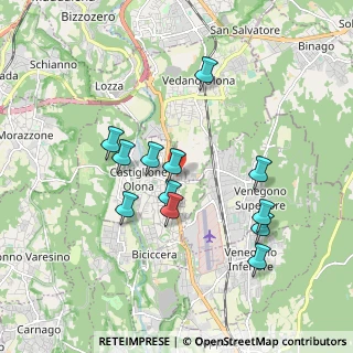 Mappa Via F.lli Rosselli, 21043 Castiglione Olona VA, Italia (1.6875)