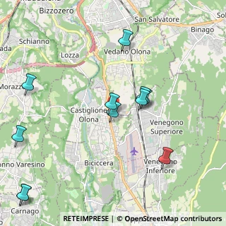 Mappa Via F.lli Rosselli, 21043 Castiglione Olona VA, Italia (2.36545)