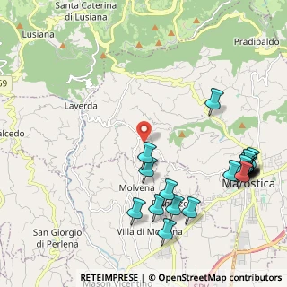 Mappa Via Collalto, 36063 Marostica VI, Italia (2.6735)