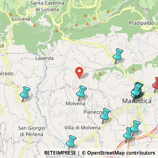 Mappa Via Collalto, 36063 Marostica VI, Italia (3.22923)