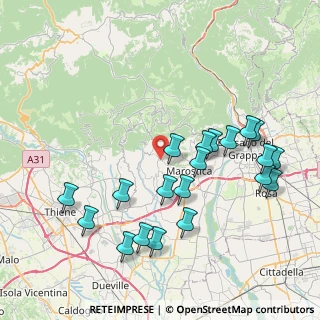 Mappa Via Collalto, 36063 Marostica VI, Italia (8.424)