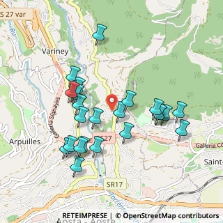 Mappa Frazione Truchod, 11100 Aosta AO, Italia (0.90833)