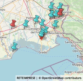 Mappa Via Bosco Moleco, 33051 Aquileia UD, Italia (15.33)