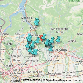 Mappa Strada Provinciale, 24034 Cisano bergamasco BG, Italia (10.4445)