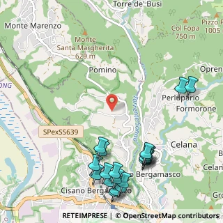 Mappa Strada Provinciale, 24034 Cisano bergamasco BG, Italia (1.3735)