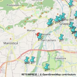 Mappa Via Enrico Fermi, 36061 Bassano del Grappa VI, Italia (3.17471)