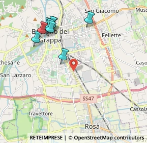 Mappa Via Valsugana, 36061 Bassano del Grappa VI, Italia (2.57636)