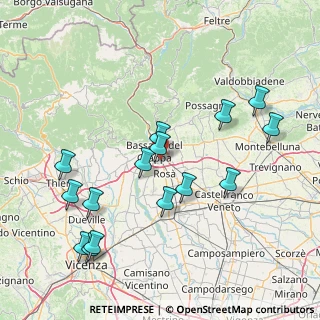 Mappa Via Valsugana, 36061 Bassano del Grappa VI, Italia (16.97)