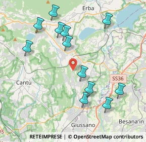 Mappa Via Paolo Borsellino, 22040 Alzate Brianza CO, Italia (4.25)