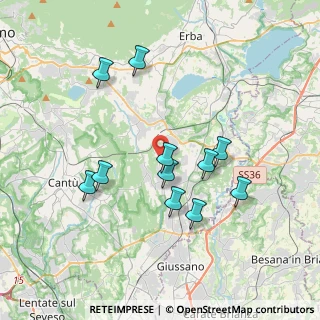 Mappa Via Paolo Borsellino, 22040 Alzate Brianza CO, Italia (3.44727)