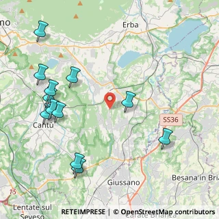 Mappa Via Paolo Borsellino, 22040 Alzate Brianza CO, Italia (4.965)