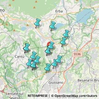 Mappa Via Paolo Borsellino, 22040 Alzate Brianza CO, Italia (3.32706)
