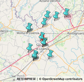 Mappa Via Pordenone, 30029 San Stino di Livenza VE, Italia (6.27643)