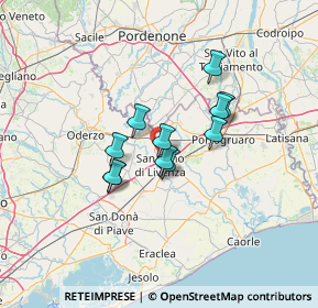 Mappa Via Pordenone, 30029 San Stino di Livenza VE, Italia (9.29)