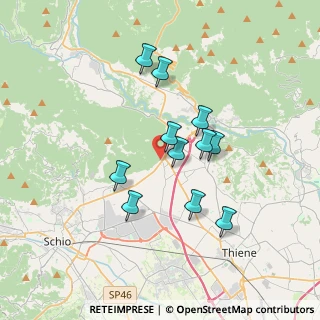 Mappa Via Grumello, 36013 Piovene Rocchette VI, Italia (2.94818)