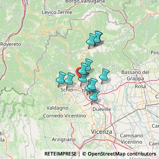Mappa Via Grumello, 36013 Piovene Rocchette VI, Italia (8.685)