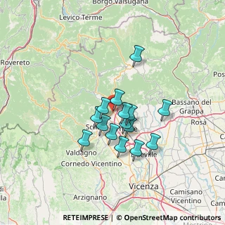 Mappa Via Grumello, 36013 Piovene Rocchette VI, Italia (10.03)