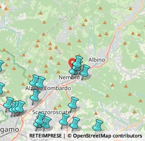 Mappa Via Monsignor G. B. Morali, 24027 Nembro BG, Italia (5.691)