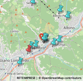 Mappa Via Monsignor G. B. Morali, 24027 Nembro BG, Italia (1.58538)