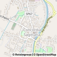 Kort Concordia Sagittaria