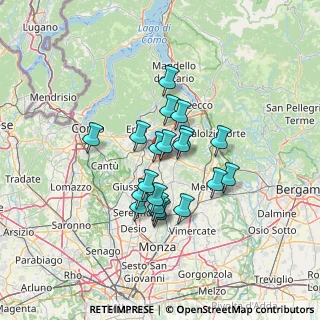Mappa Via Roma, 23892 Bulciago LC, Italia (10.2025)