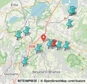 Mappa Via Roma, 23892 Bulciago LC, Italia (4.07818)