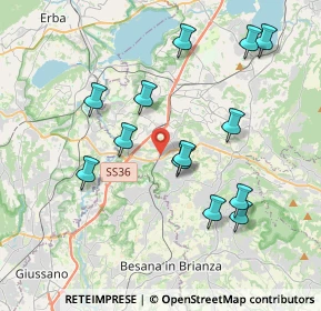 Mappa Via Roma, 23892 Bulciago LC, Italia (3.81538)