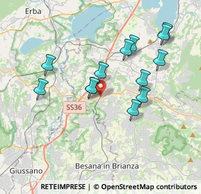 Mappa Via Roma, 23892 Bulciago LC, Italia (3.49231)