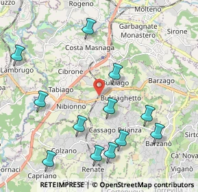 Mappa Via Roma, 23892 Bulciago LC, Italia (2.33583)