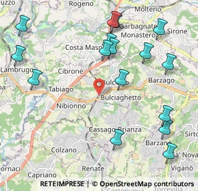 Mappa Via Roma, 23892 Bulciago LC, Italia (2.48125)