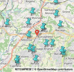 Mappa Via Roma, 23892 Bulciago LC, Italia (2.33556)