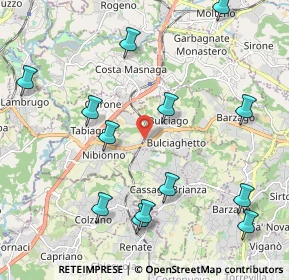Mappa Via Roma, 23892 Bulciago LC, Italia (2.43308)