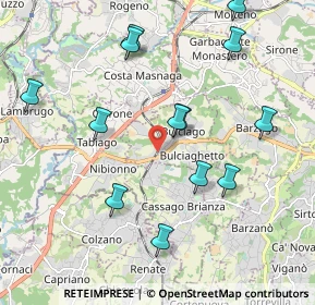 Mappa Via Roma, 23892 Bulciago LC, Italia (2.12692)