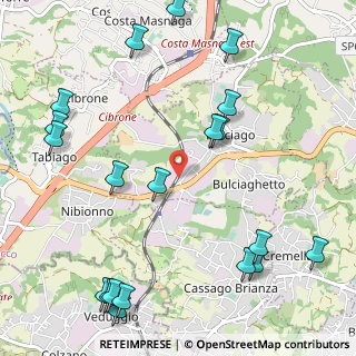 Mappa Via Roma, 23892 Bulciago LC, Italia (1.4185)