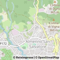 Map Almenno San Salvatore