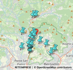 Mappa Via Scotti, 24018 Villa D'almé BG, Italia (3.20278)