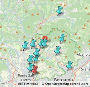 Mappa Via Scotti, 24018 Villa D'almé BG, Italia (3.89)