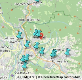 Mappa Via Scotti, 24018 Villa D'almé BG, Italia (2.06)