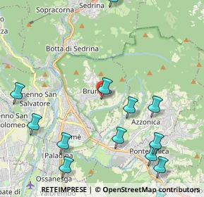 Mappa Via Scotti, 24018 Villa D'almé BG, Italia (2.74308)