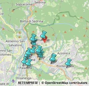 Mappa Via Scotti, 24018 Villa D'almé BG, Italia (1.72467)