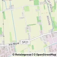 Mapa Altivole